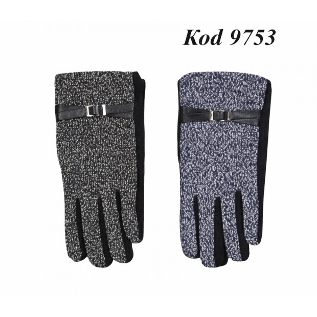 YO од.Перчатки жіночі трикотаж R-033  БУКЛЕ розмір 21   6(1) шт