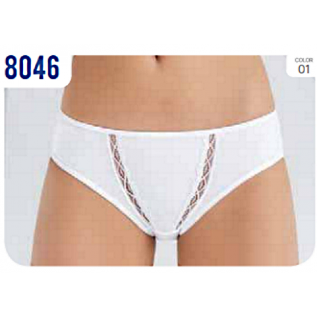 BR Труси жіночі  8046,01  БІЛИЙ   12(3)шт