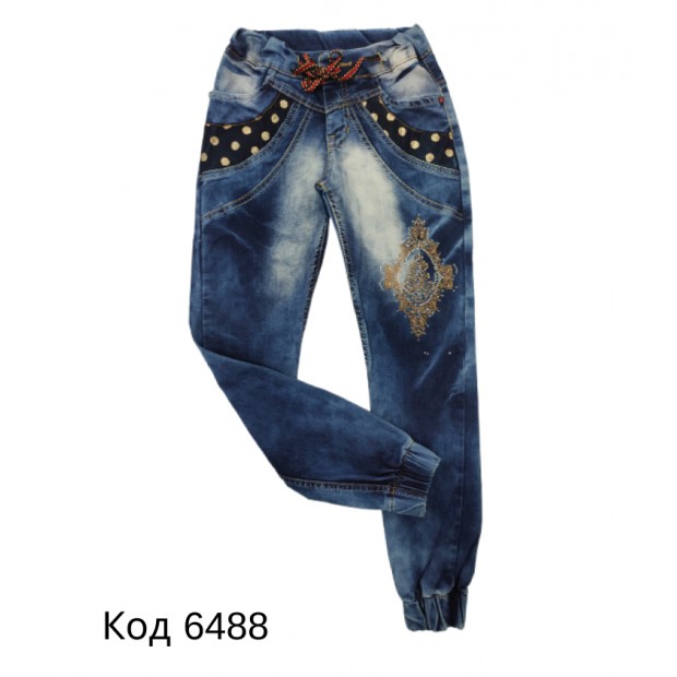 Tr Штани для дівчинки ДЖИНС Kroush 7646 85-105   5 р.