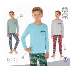 BR Піжама для хлопчика 07-10 стрейч/бавовна  9643    7-10  4 шт.