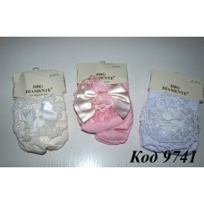 DBG Колготки бавовняні для дівчинки ясельні СВЯТКОВІ 267 МІКС 6(3) шт