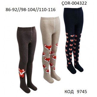 Bross Колготки махрові УНІ дитячі МАЛЮНОК ÇOR-004322  6(3)шт