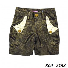 --Ch Шорти для дівчинки блиск  110-134    5шт