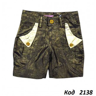 --Ch Шорти для дівчинки блиск  110-134    5шт