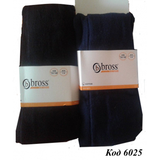 Колготки Bross ОДНОТОН.  ЧЕРНЫЙ//СИНИЙ .6(3) шт