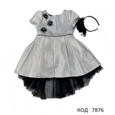 Tr  Сукня святкова для дівчинки  PINK 5436   4-8 років (98-122)  5(4)шт