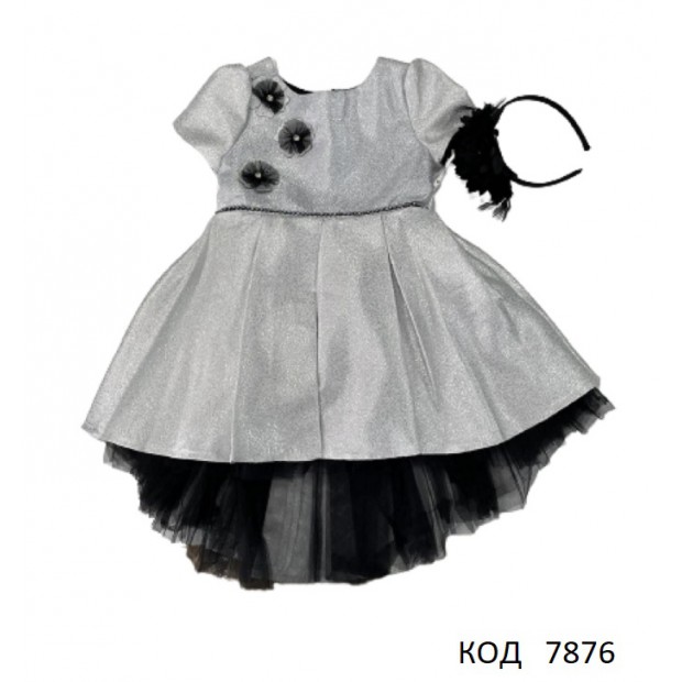 Tr  Сукня святкова для дівчинки  PINK 5436   4-8 років (98-122)  5(4)шт