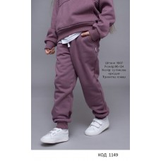 Hart Штани 3-х нитка  плюш 116-134  для дівчинки  1607  4 шт.