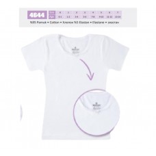 BR Футболка для дівчинки 4644.01 БІЛИЙ      6(3) шт.