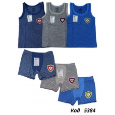 BR Набір білизни для хлопчика(майка+боксери) 2668/3668.    6(3)шт.