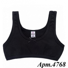 BR Топ для дівчинки 4768,02   ЧОРНИЙ   06,07    12(6) шт.