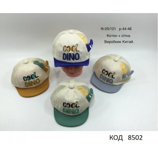 CH Кепка для хлопчика DINO №25/121 розмір 44-46   55 шт