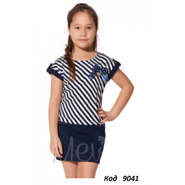 ,Mevis Туніка для дівчинки 1428  122-146  5 шт