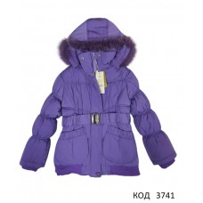 Ch Куртка зимова для дівчинки синтапон на флісі Magic 316,Бузок122-134  3(1)шт