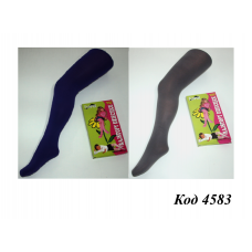 FR Колготки капронові NATALKA 122/134 .80DEN  Синій/сірий 1 шт