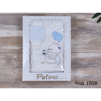 яс.Комплект 5 предм.интерлок девочка мальчик Petino 7117.7134.62 р.1 шт.