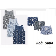 BR Набір білизни для хлопчика(майка+боксери) 2696/3696    6(3)шт.