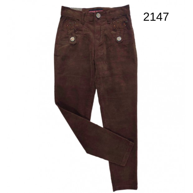 .Ch Штани для дівчинки ВЕЛЬВЕТ Yuke 1342     21-25. 5 р.