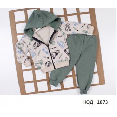 Tr Костюм 2-ка для хлопчика 3-х нитка начос  BOLBOL 826   2-5 лет 4 шт.