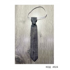 Ukr Краватка-галстук ДЖИНС БЛИСК чорний   2шт