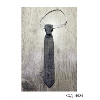 Ukr Краватка-галстук ДЖИНС БЛИСК чорний   2шт