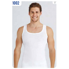 BR Майка чоловіча 1002.01  БІЛИЙ   6(1) шт.