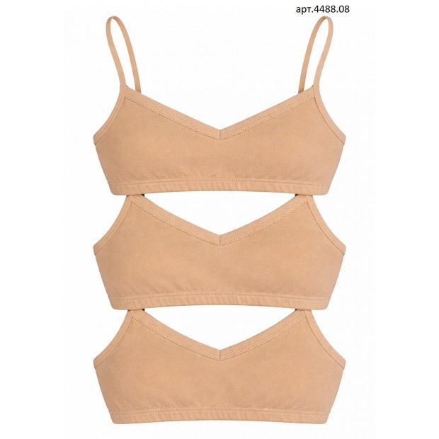 BR Топ для дівчинки 4488,03   БЕЖЕВИЙ   06,07    12(3) шт.