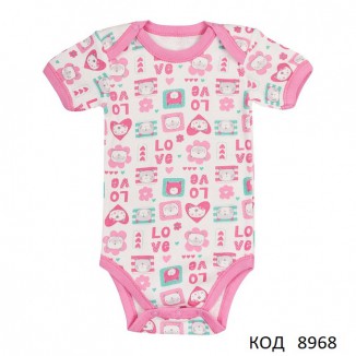 ЛяЛя Боді рібана для дівчинки 5А20   62,68,74   3шт