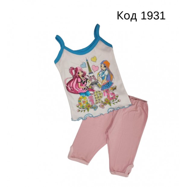 Ukr Костюм для дівчинки (майка.+треки)  86,92,98 р. 3 шт.