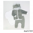 ББ Костюм 3-а (БОДІ+кофта+штани) МІНКИ КОСИЧКА 62  3(1)шт