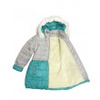 Ukr Куртка зимова для дівчинки синтапон на на хутрі"Мarine"128;134  Бірюза 4(1)шт