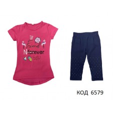 Tr Коcтюм для дівчинки DIFA з бриджами 5-8  4(3)шт.