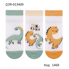 Bross Шкарпетки бавовняні для хлопчика короткі СІТКА Малюнок ÇOR-013409 МІКС  12(3)шт.