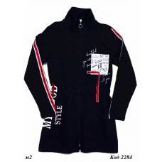 Tr Туника для дівчинки на замку 2-х нитка  BNN 9781  140-164  4шт