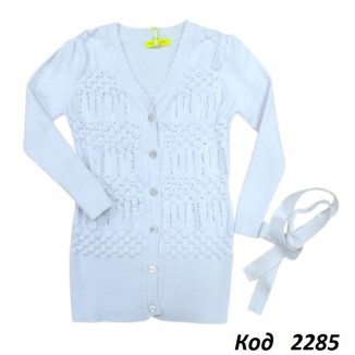 .Ch Кардиган Xiaofeihu для дівчинки 7,15    152  БІЛИЙ  3(1) шт