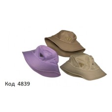 Ukr Панама для дівчинки ЕКОШКІРА 56-58р. 3 шт