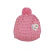 -- YO Шапка в'язана подвійна для дівчинки  46-48  5шт