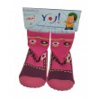 YO Шкарпетки прогумована підошва OB-002  для дівчинки  27розм. 4(3) шт