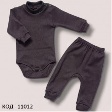 ЛС  Набір рубчик начос .(БОДІ+штани)   68,74,80,86  4 шт