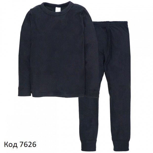 ТТ Комплект термо (кофта+кальсони без гульфіка) 0831102 ЧОРНИЙ 128-164  1шт