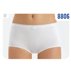 BR Напів-шорти жіночі  8806,01  БІЛИЙ   12(3)шт