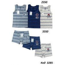 BR Набір білизни для хлопчика(майка+боксери) 2350/3350      6(3)шт.