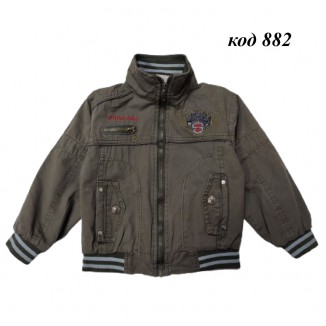 --Ch Вітрівка для хлопчика на трикотажі 9810  130-150(92.98.104) 3 р.