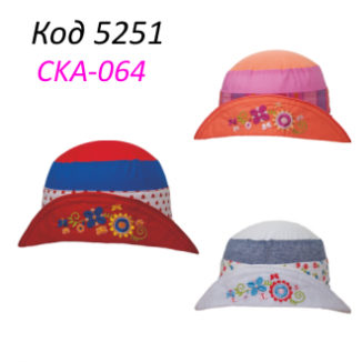 -- SCORP Панамка дев.CKA-064 "NINA" 52-56 CM   5шт