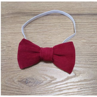 Ukr Краватка-метелик для хлопчика ВЕЛЬВЕТ бордо   5 шт