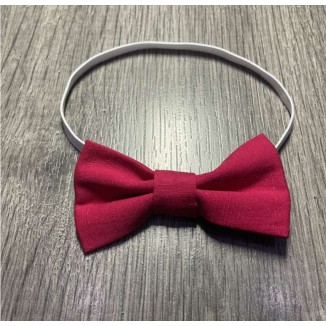 Ukr Краватка-метелик для хлопчика БОРДО ЯСКРАВИЙ  5 шт