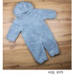 МС Комбінезон велсофт довгий з капюшоном  без ножок КЗ-2414 62,68,74р  3шт