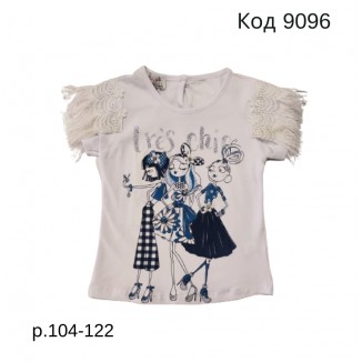 Tr Футболка для дівчинки PINK 2092   2-5 років  4(3) шт.