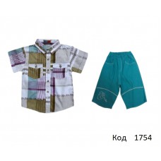 Ch Костюм для хлопчика (рубашка+льон  бриджі) 116,116   4(2) шт.