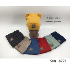 Viva Шапка подвійна для хлопчика N-90518  48-50    5шт